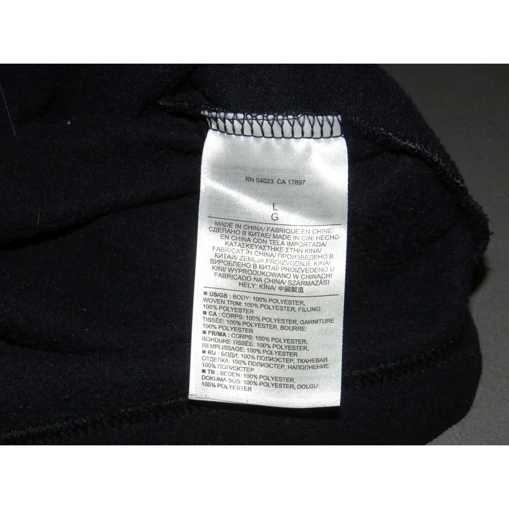Banana Republic Zip-Up Navy Blue Snap Pockets Fleece‎ Vest Jacket Men's Large